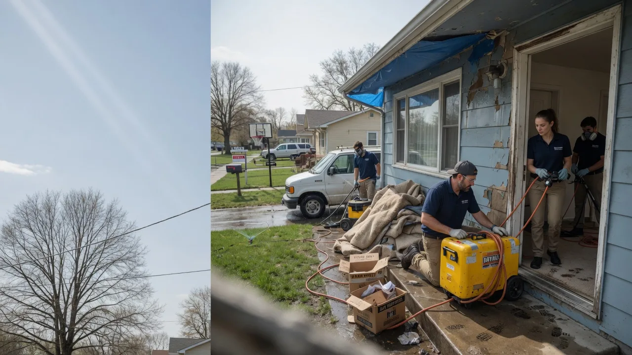 Basement Flood Cleanup in Hanover, IL near me